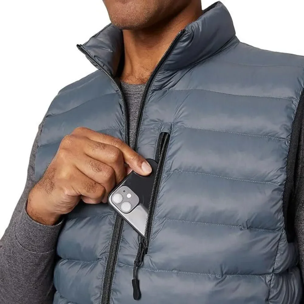 32 Degrees Heat Men's Lightweight Down‎ Alternative Vest, Gray, XXL